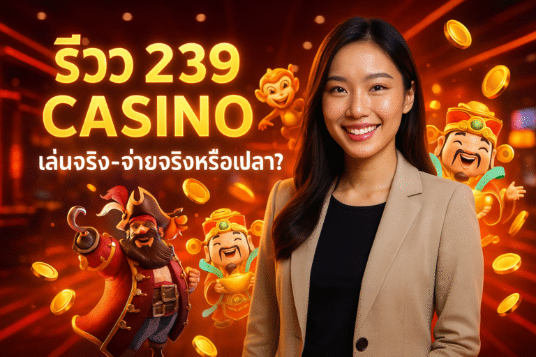 รีวิว 239 CASINO เล่นจริง-จ่ายจริงหรือเปล่า?