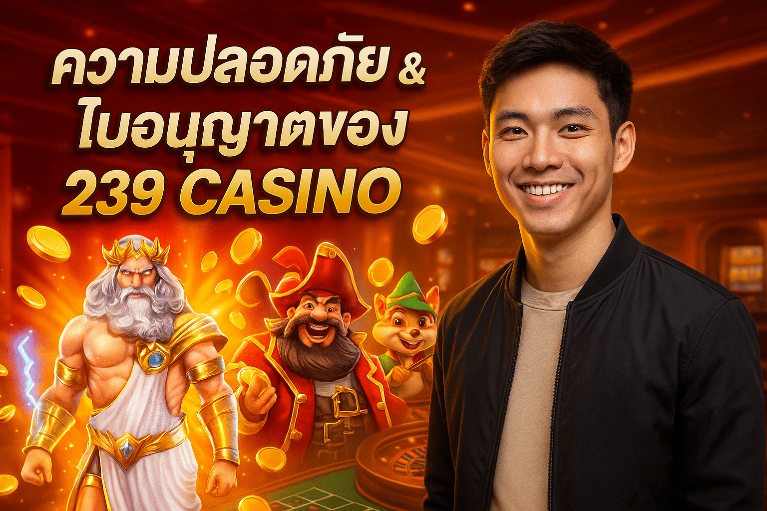 ความปลอดภัย & ใบอนุญาตของ 239 CASINO