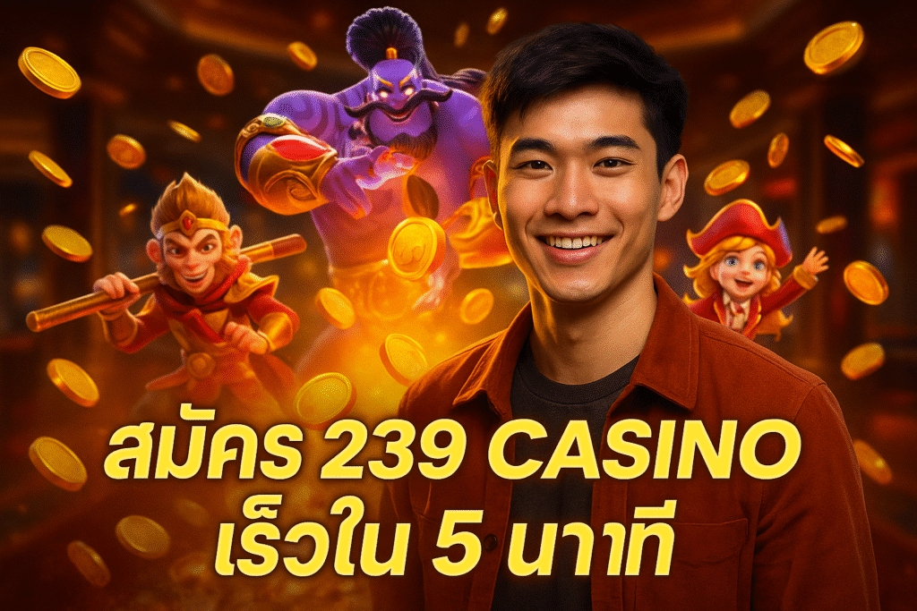 สมัคร 239 CASINO เร็วใน 5 นาที