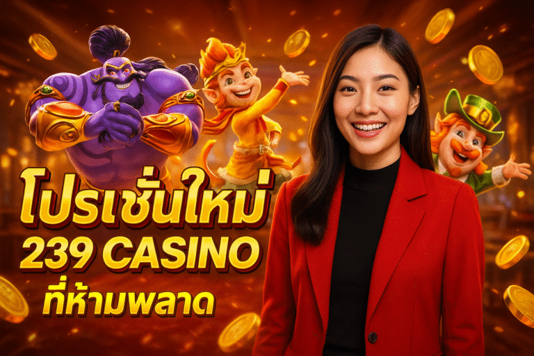 โปรโมชั่นใหม่ 239 CASINO ที่ห้ามพลาด