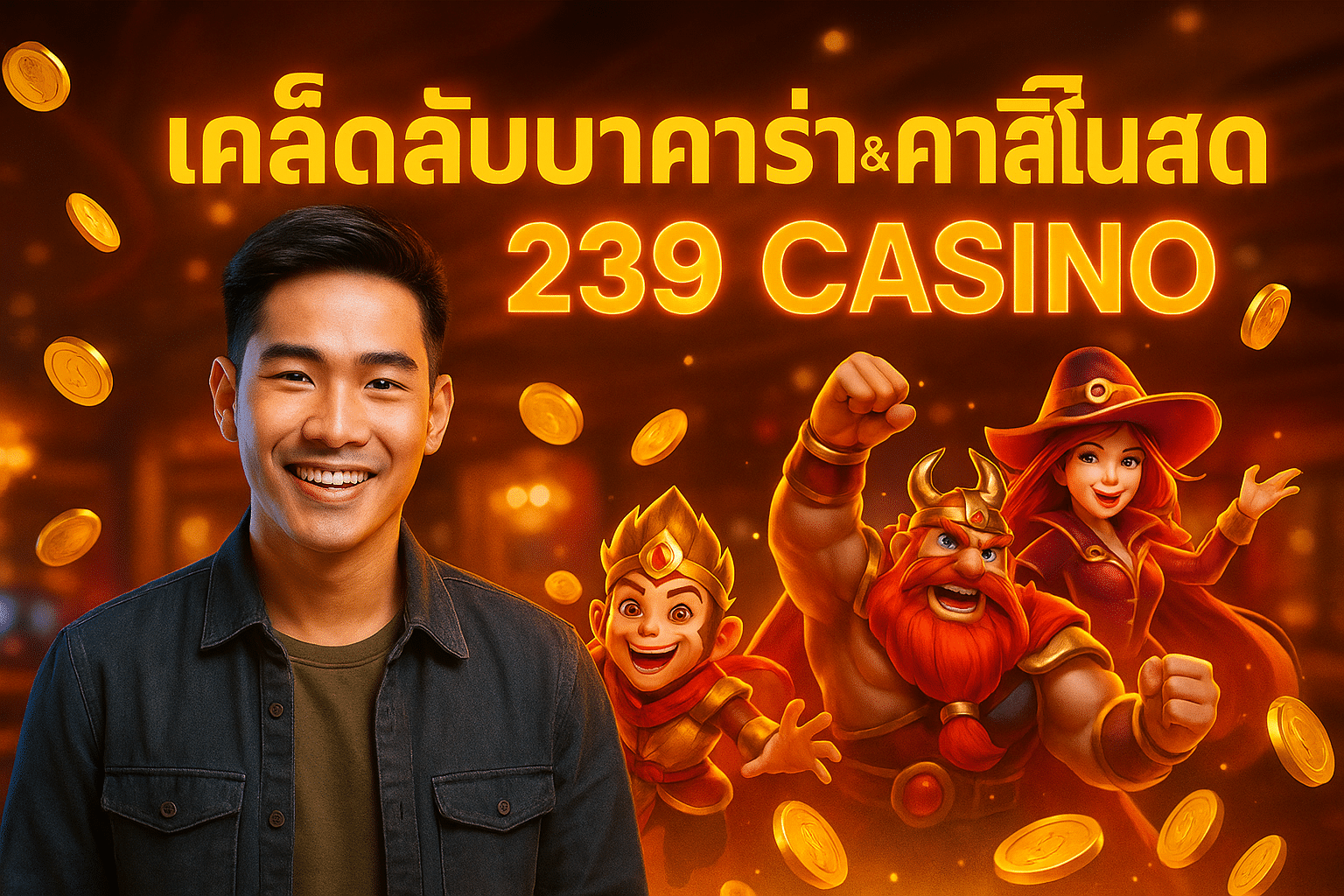 เคล็ดลับบาคาร่า & คาสิโนสด 239 CASINO