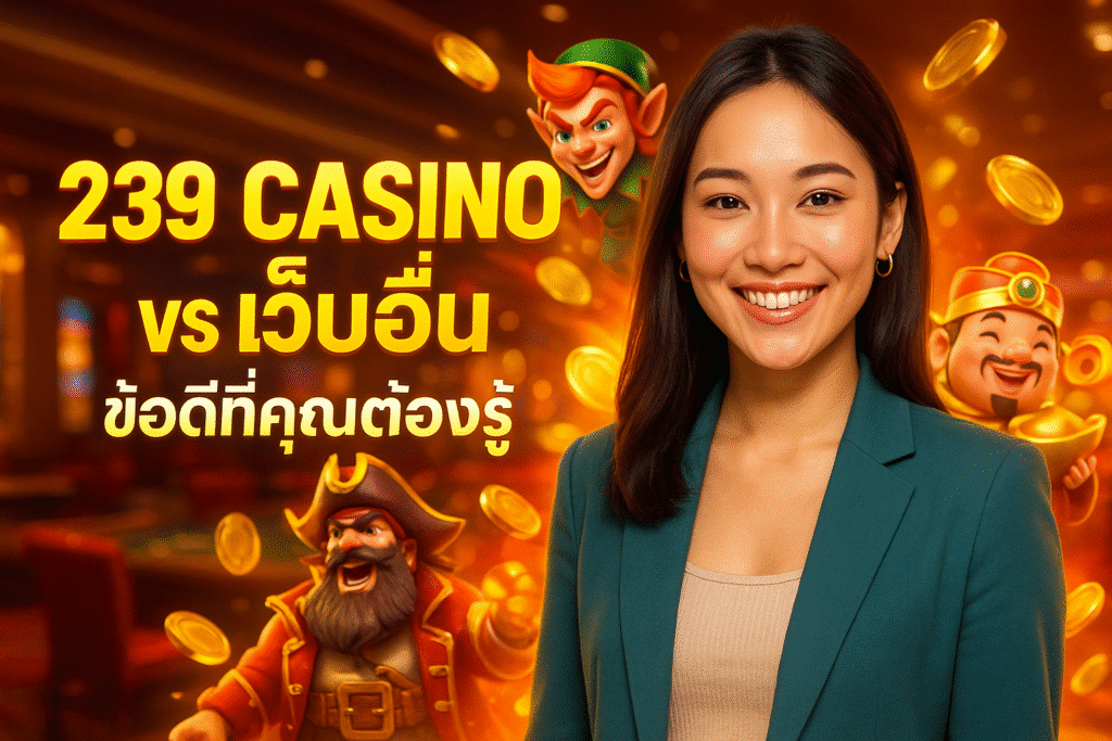239 CASINO vs เว็บอื่น ข้อดีที่คุณต้องรู้