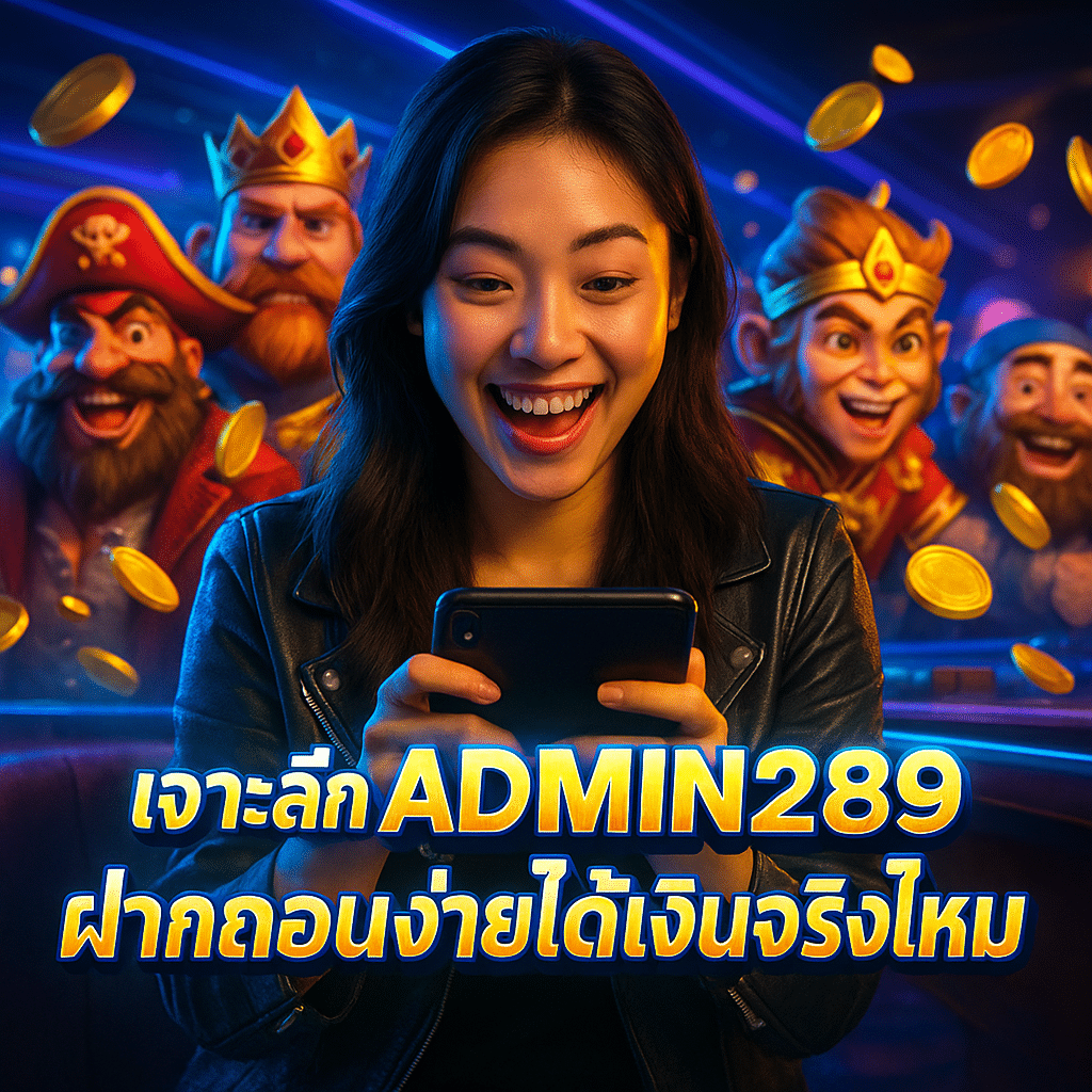 เจาะลึก ADMIN289 ฝากถอนง่ายได้เงินจริงไหม