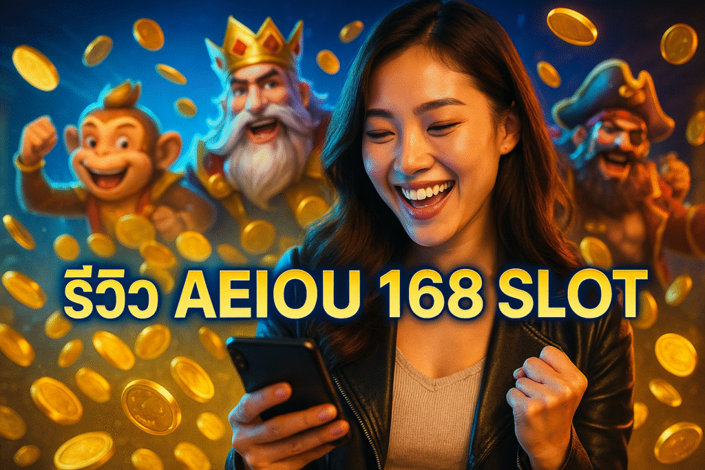 รีวิว AEIOU 168 SLOT เกมแจ็คพ็อต โบนัสคุ้ม